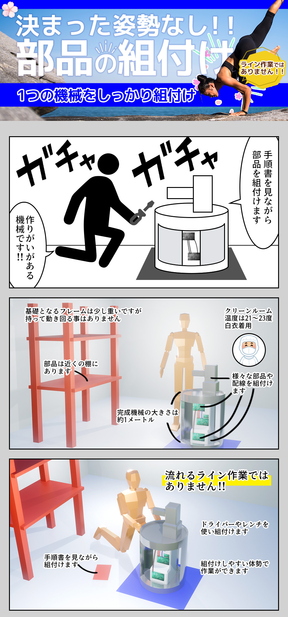 部品の組付け・検査 愛知県豊橋市の派遣社員求人