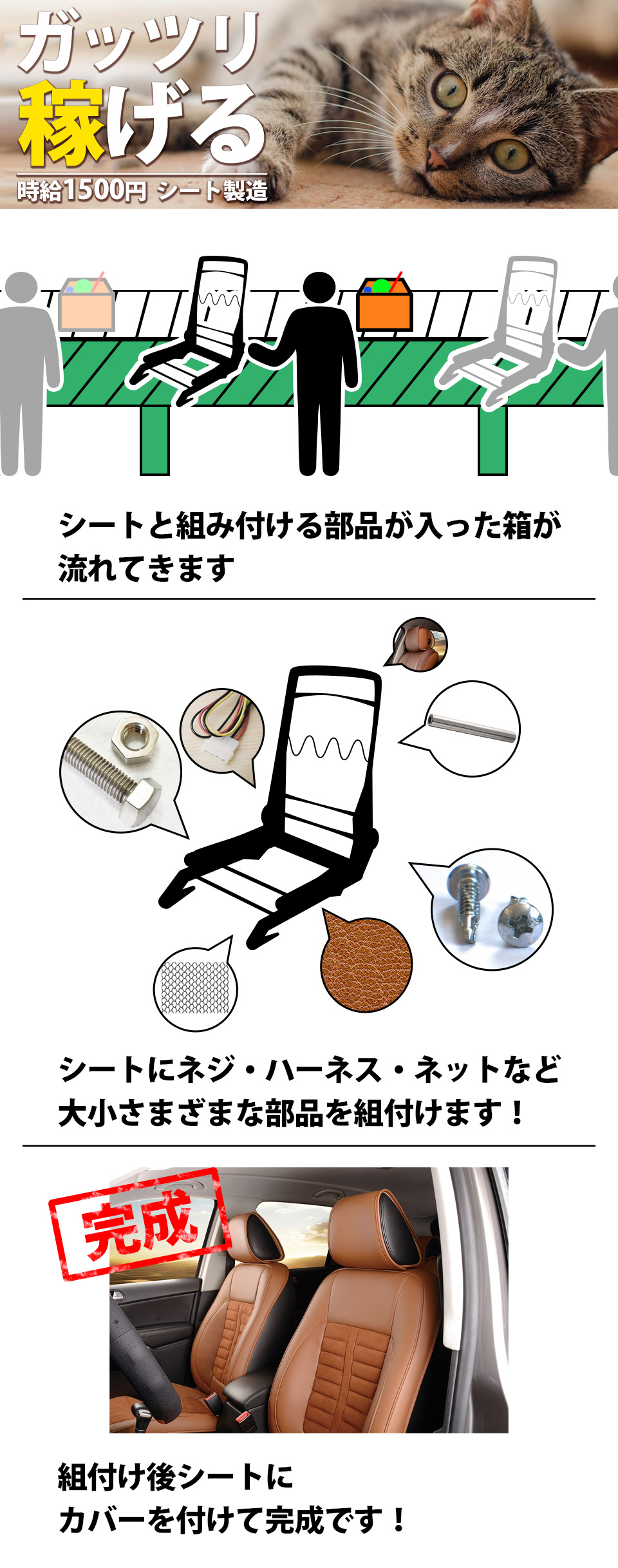組付け・組立 愛知県豊田市の派遣社員求人