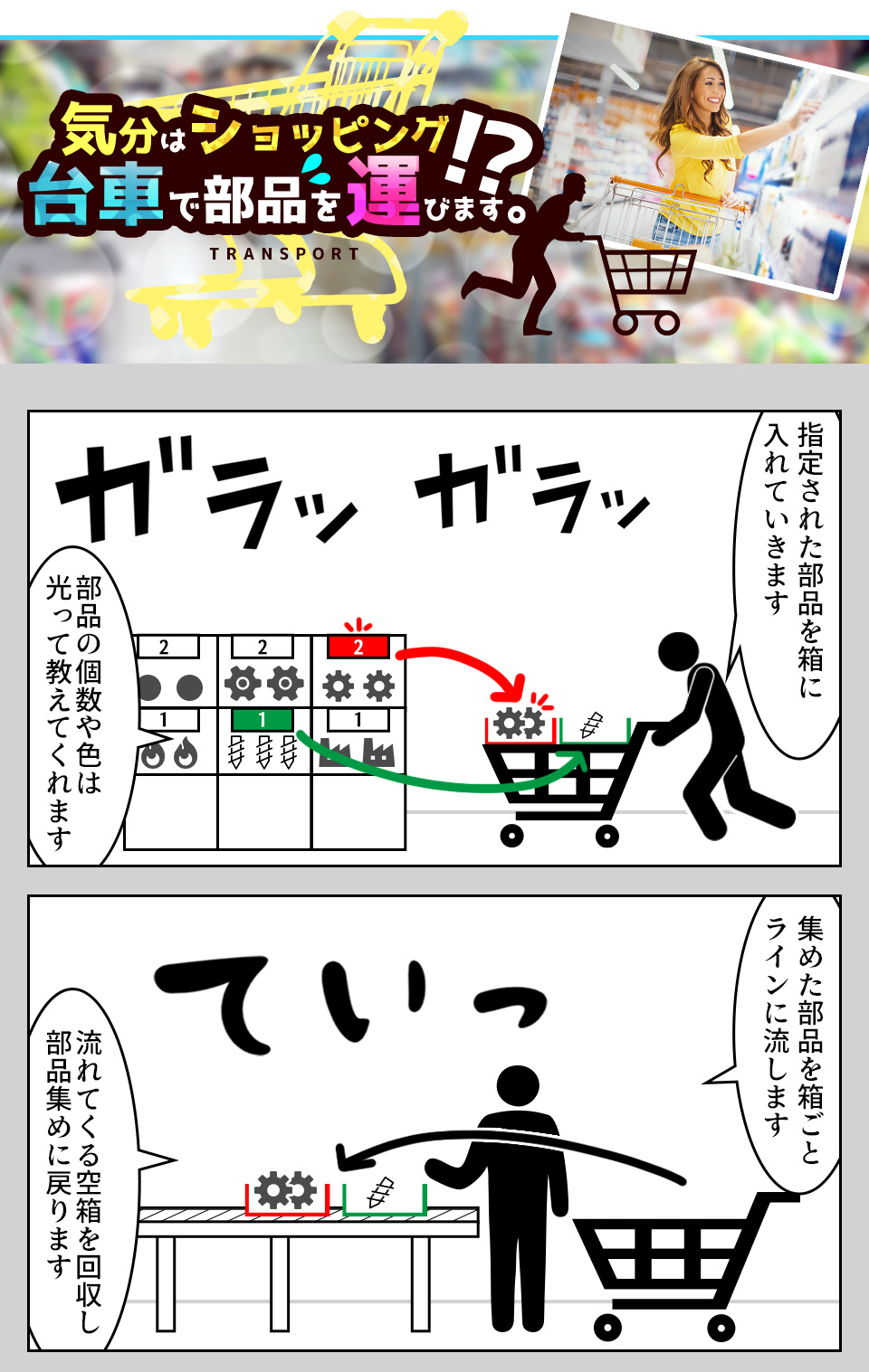 ピッキング・運搬 石川県白山市の派遣社員求人