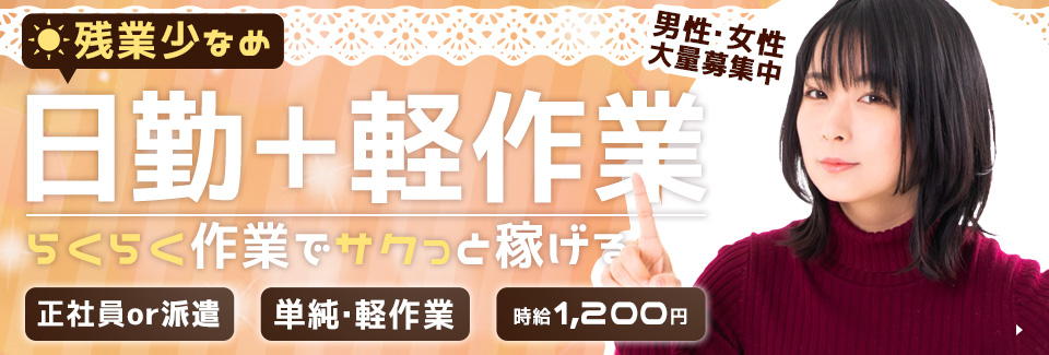 入れて押すだけ軽作業 愛知県豊橋市の紹介予定派遣求人