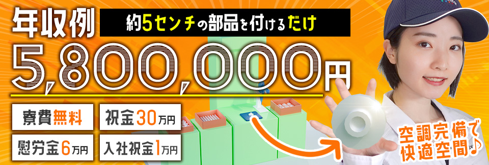 片手サイズの部品の組付け 愛知県安城市の派遣社員求人
